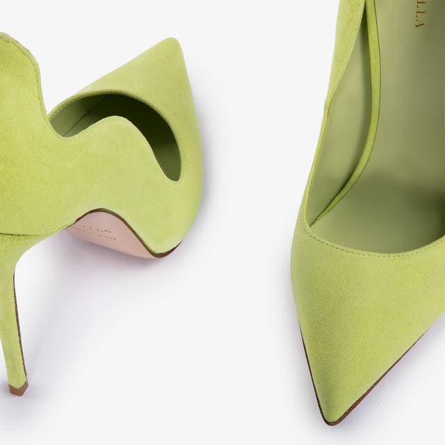 Le Silla Décolleté camoscio verde apple Outlet