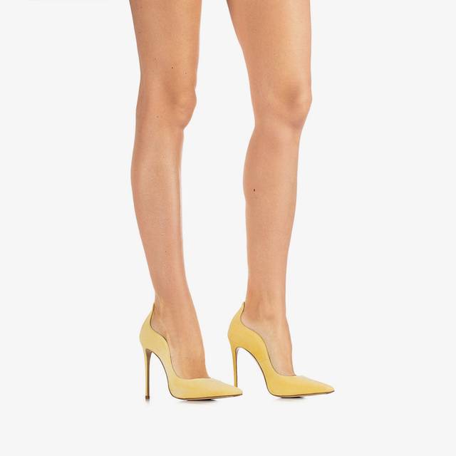 Le Silla Décolleté camoscio gialla butter Offerte