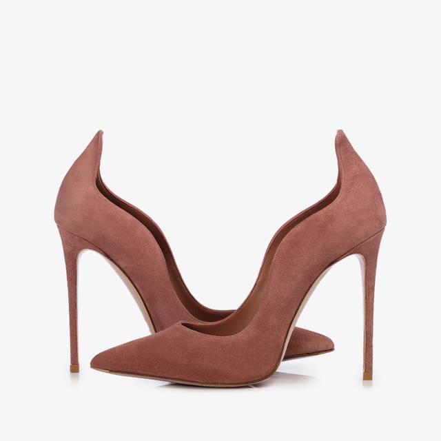 Le Silla Décolleté camoscio marrone cake Hotsell
