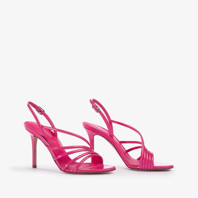 Le Silla Sandalo vernice fucsia party Vendite Flash