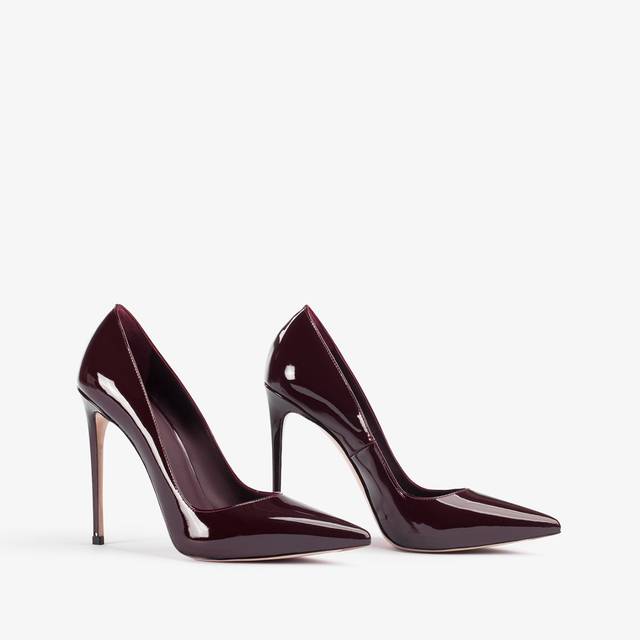 Le Silla Décolleté vernice rossa cherry Italy
