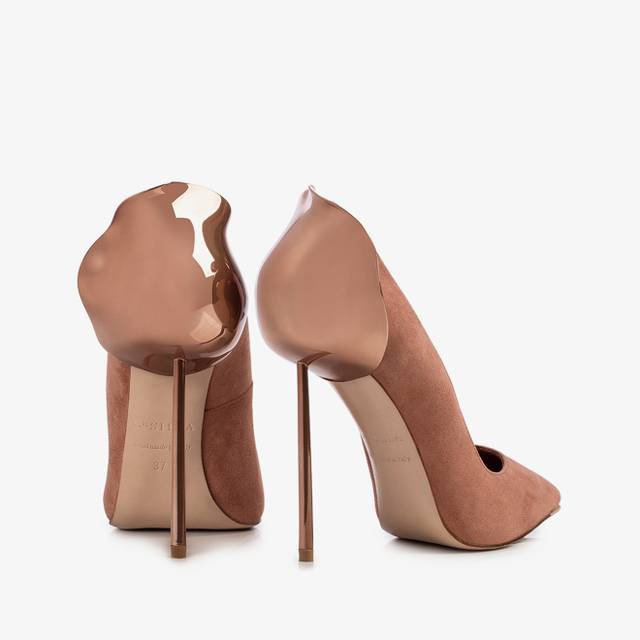 Le Silla Décolleté camoscio marrone cake Prezzo Ridotto
