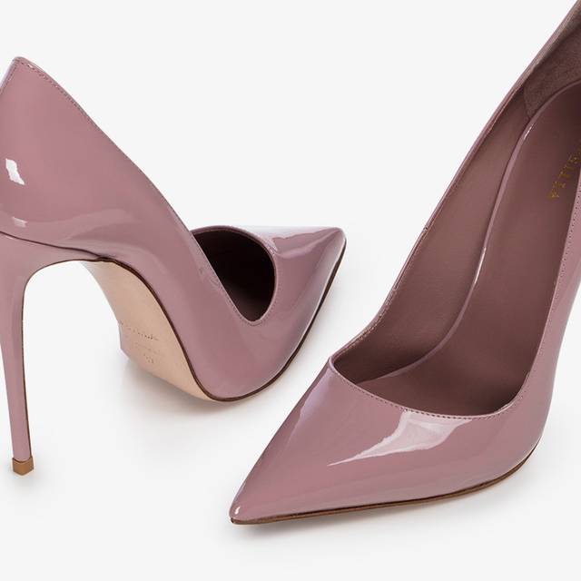 Le Silla Décolleté vernice rosa paris Offerte