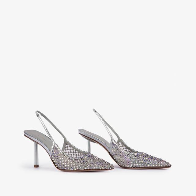 Le Silla Slingback gioiello rete argento eclissi Soddisfazione Garantita