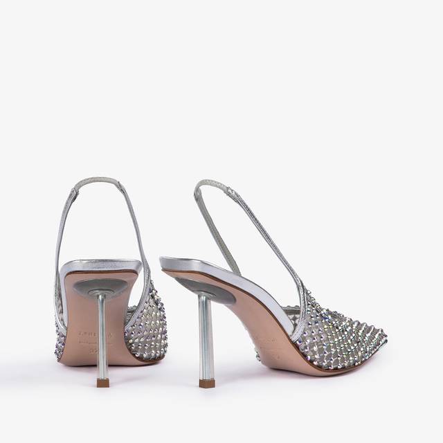 Le Silla Slingback gioiello rete argento eclissi Soddisfazione Garantita