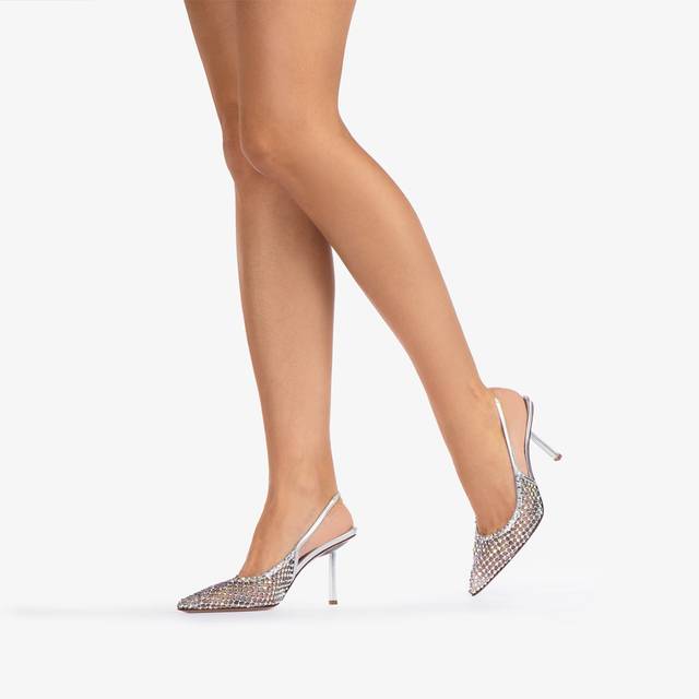 Le Silla Slingback gioiello rete argento eclissi Soddisfazione Garantita