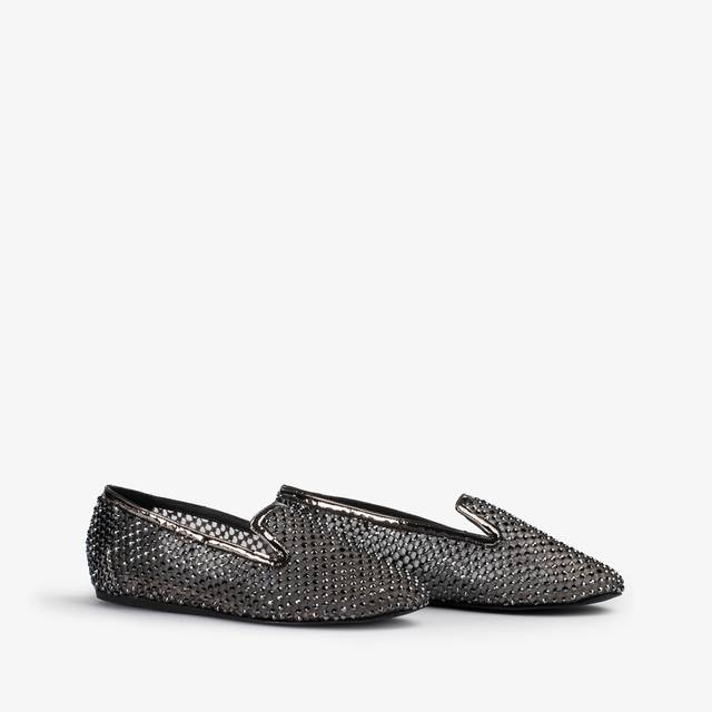 Le Silla Slipper gioiello rete e Cristalli peltro Acquista Ora