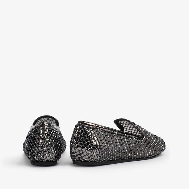 Le Silla Slipper gioiello rete e Cristalli peltro Acquista Ora