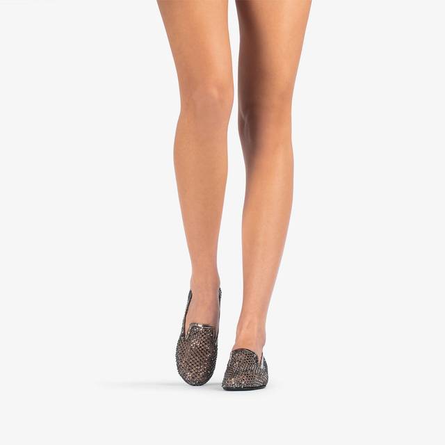Le Silla Slipper gioiello rete e Cristalli peltro Acquista Ora