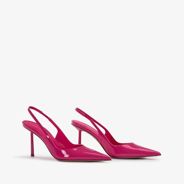 Le Silla Slingback vernice fucsia party Offerta