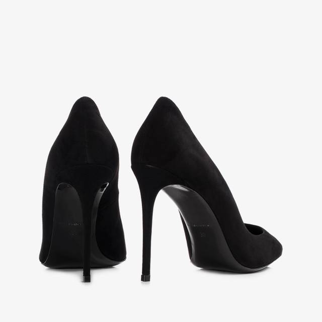 Le Silla Décolleté camoscio nero In Vendita