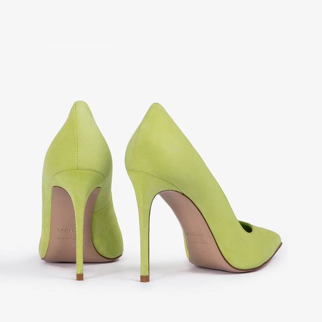 Le Silla Décolleté camoscio verde apple Saldi