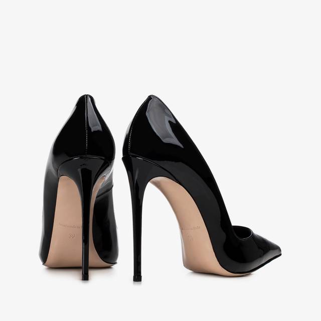 Le Silla Décolleté vernice nera 2025