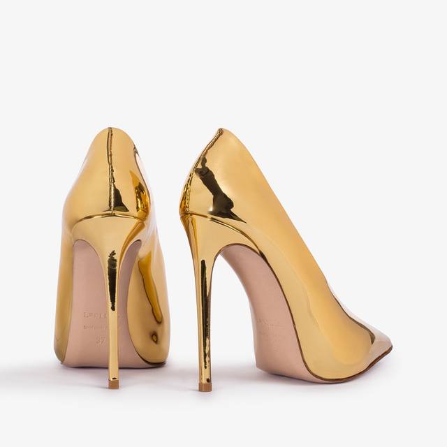 Le Silla Décolleté metallizzata oro pepita Promozione