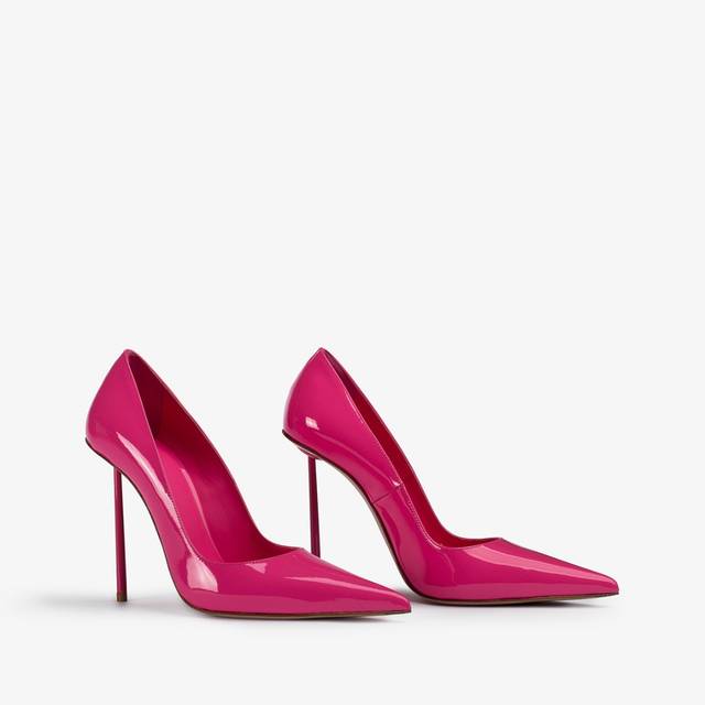 Le Silla Décolleté vernice fucsia party Soddisfazione Garantita