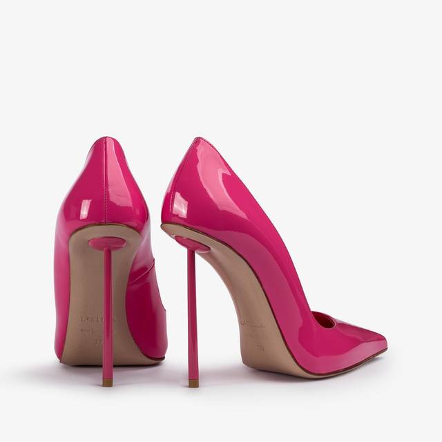 Le Silla Décolleté vernice fucsia party Soddisfazione Garantita