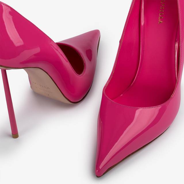 Le Silla Décolleté vernice fucsia party Soddisfazione Garantita
