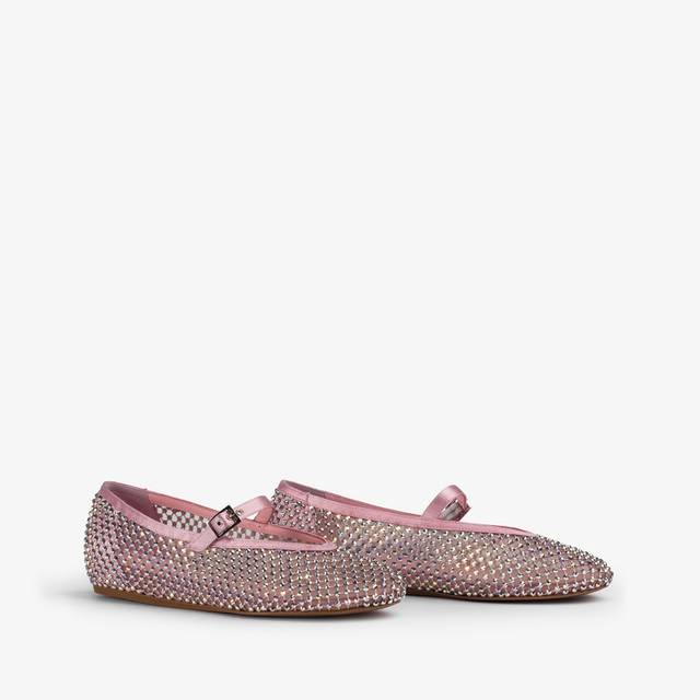 Le Silla Ballerina gioiello rete rosa dea con Cristalli iridescenti Negozi Online