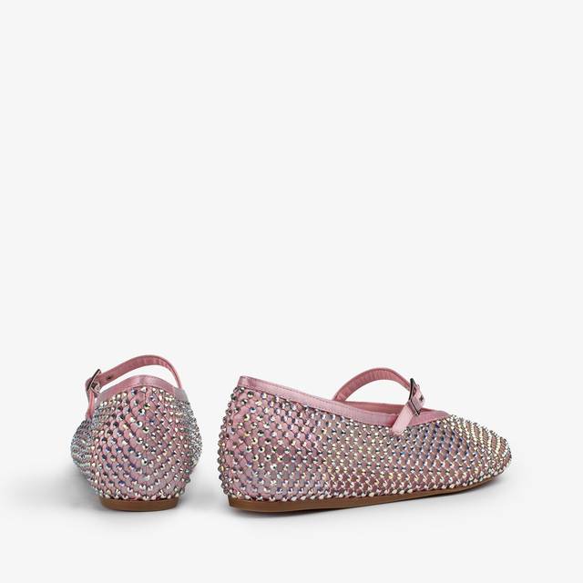 Le Silla Ballerina gioiello rete rosa dea con Cristalli iridescenti Negozi Online