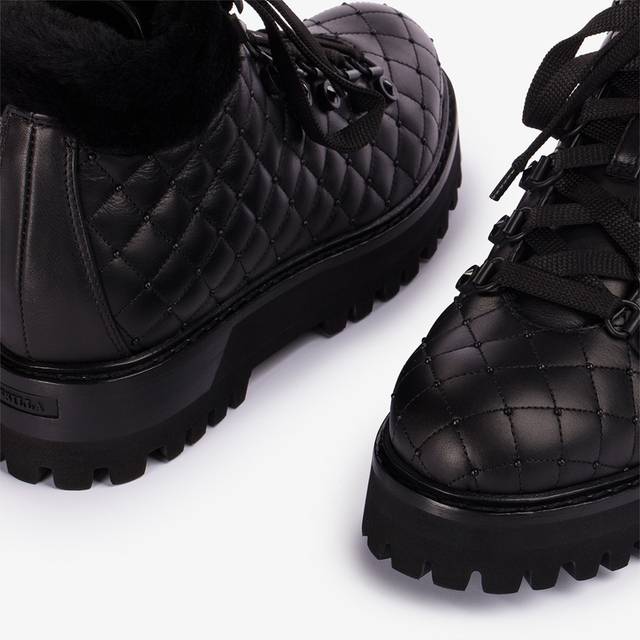 Le Silla Stivaletto trekking pelle nero Fino al 50% di sconto