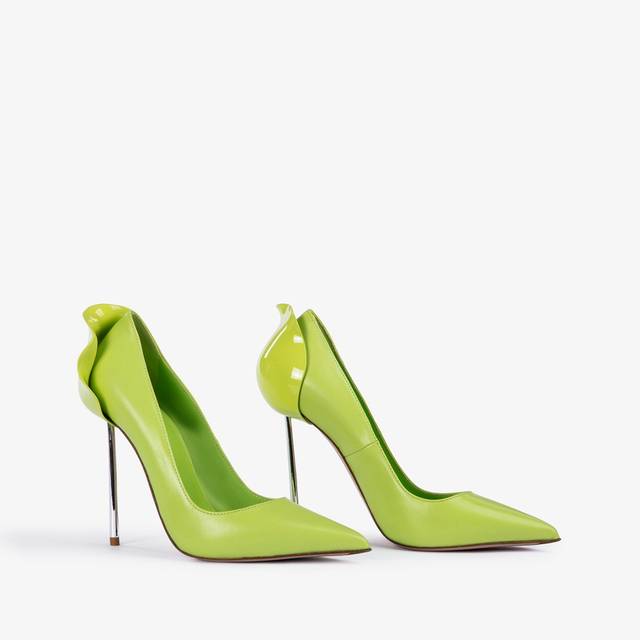 Le Silla Décolleté pelle verde apple Economico