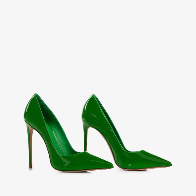 Le Silla Décolleté vernice verde emerald Saldi