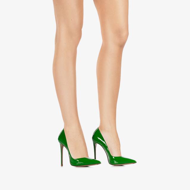 Le Silla Décolleté vernice verde emerald Saldi