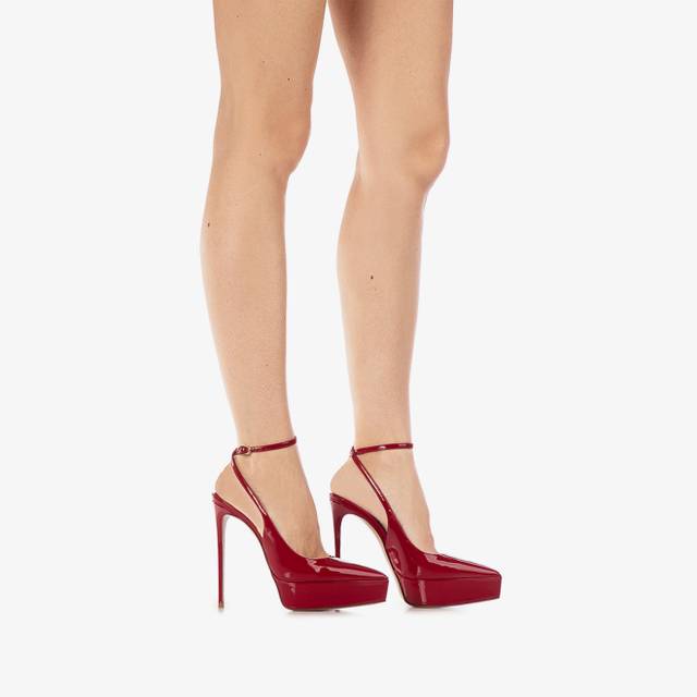 Le Silla Slingback con plateau vernice rossa I Più Venduti