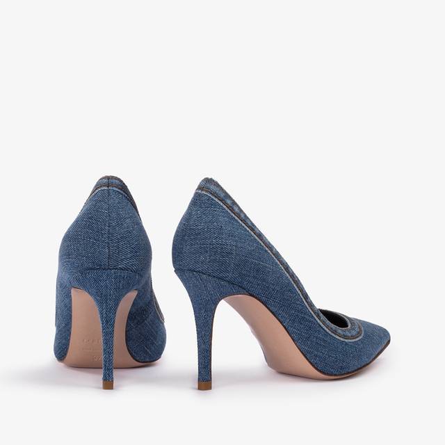 Le Silla Décolleté denim blu Spedizione Gratuita