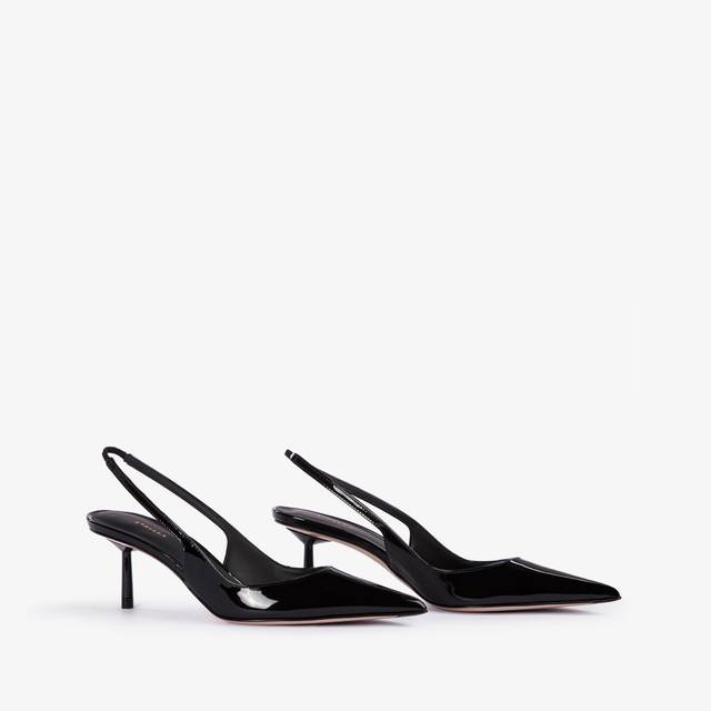 Le Silla Slingback vernice nera Negozi Online