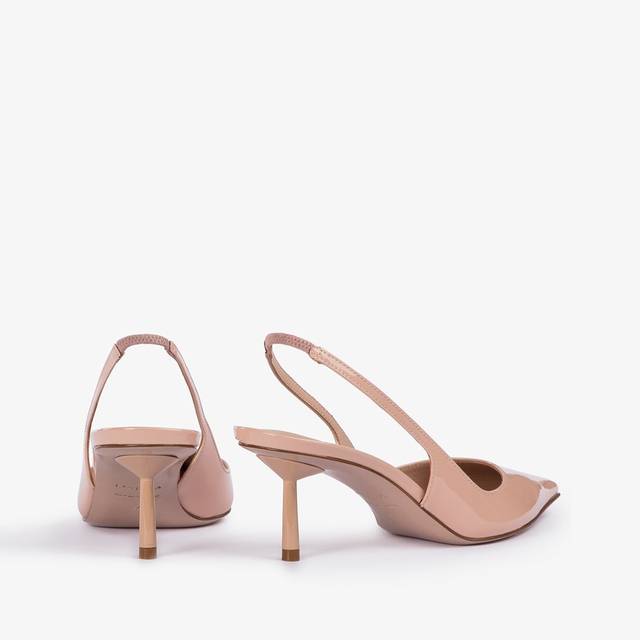 Le Silla Slingback vernice nude skin Acquista Ora