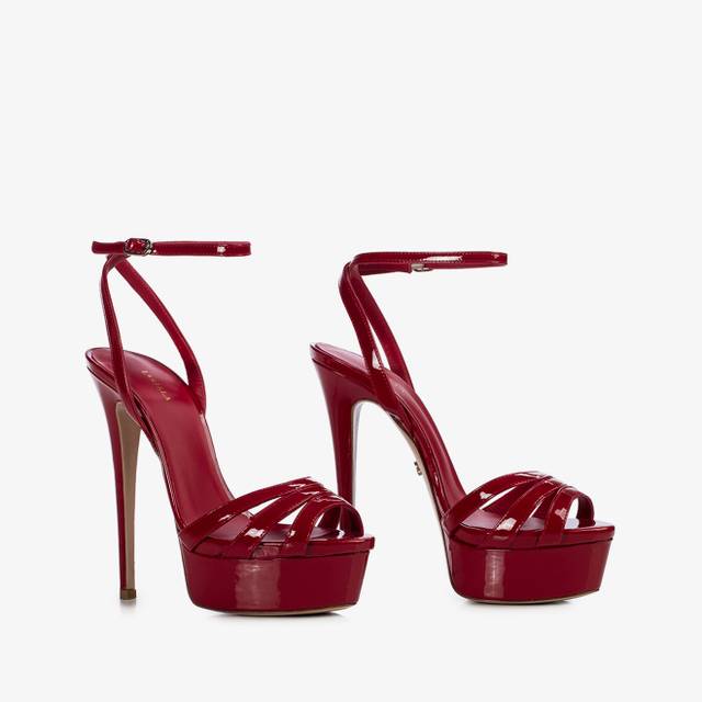 Le Silla Sandalo vernice rosso Sottocosto