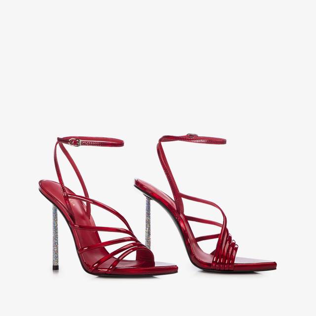 Le Silla Sandalo iridescente rosso rebel Offerte