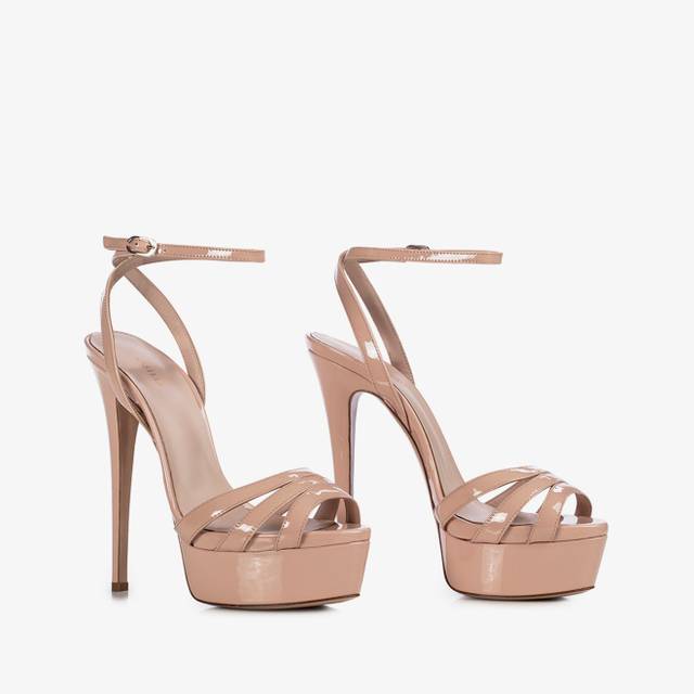 Le Silla Sandalo vernice nude skin Qualità