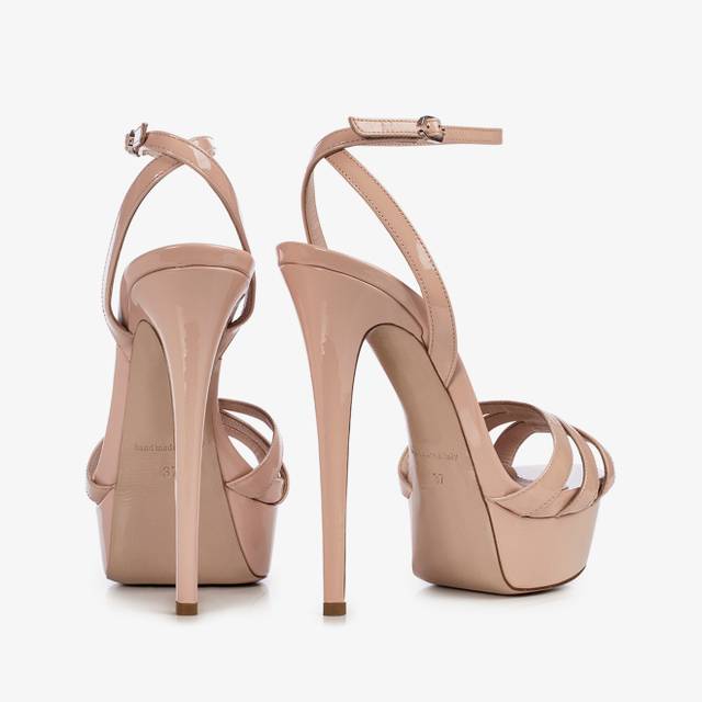 Le Silla Sandalo vernice nude skin Qualità