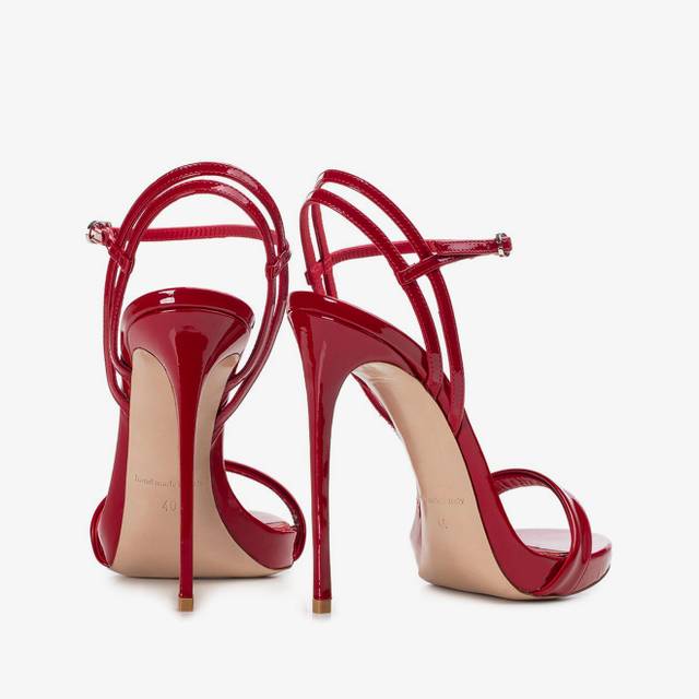 Le Silla Sandalo vernice rosso Spedizione Gratuita