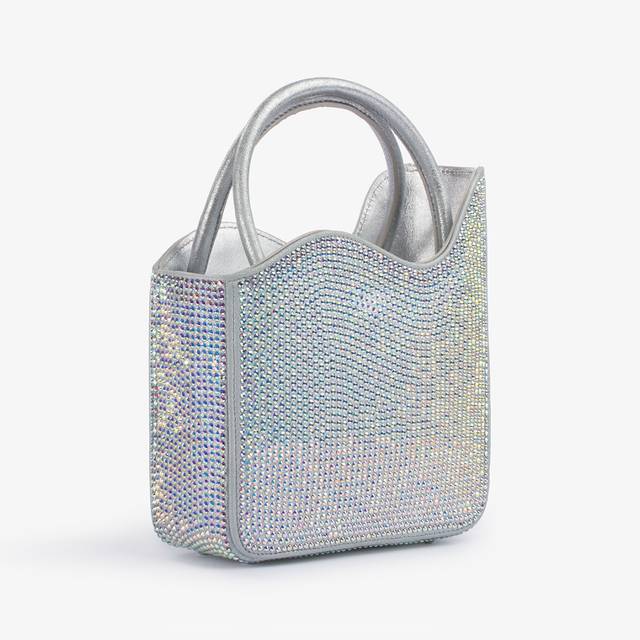Le Silla Small bag cristalli argento Fino Al -60%