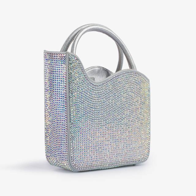 Le Silla Small bag cristalli argento Fino Al -60%