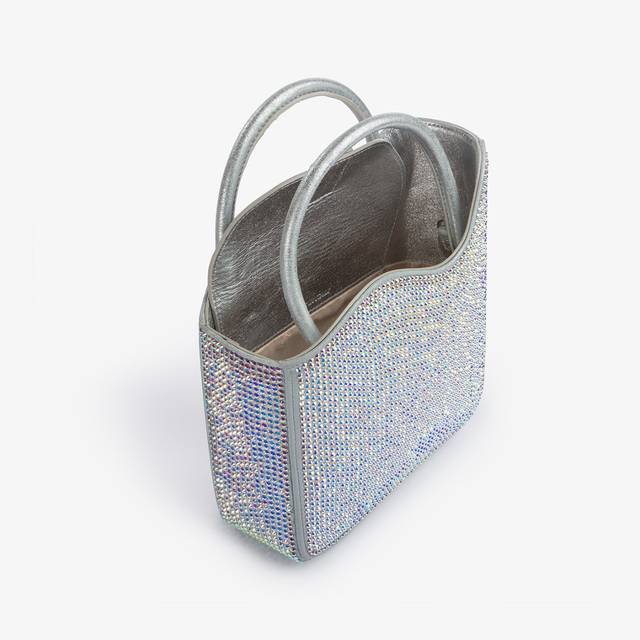 Le Silla Small bag cristalli argento Fino Al -60%