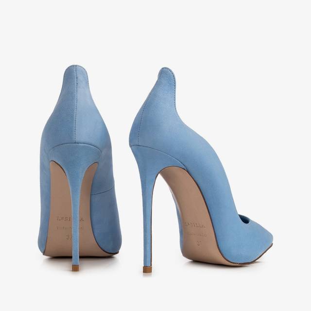 Le Silla Décolleté camoscio azzurra ortensia Convenienza