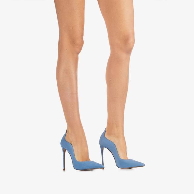 Le Silla Décolleté camoscio azzurra ortensia Convenienza