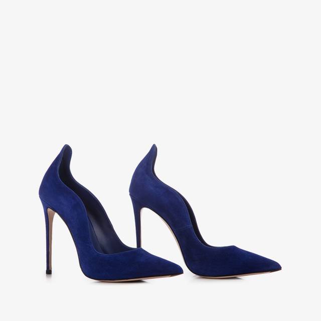 Le Silla Décolleté camoscio blu lazuli Novità