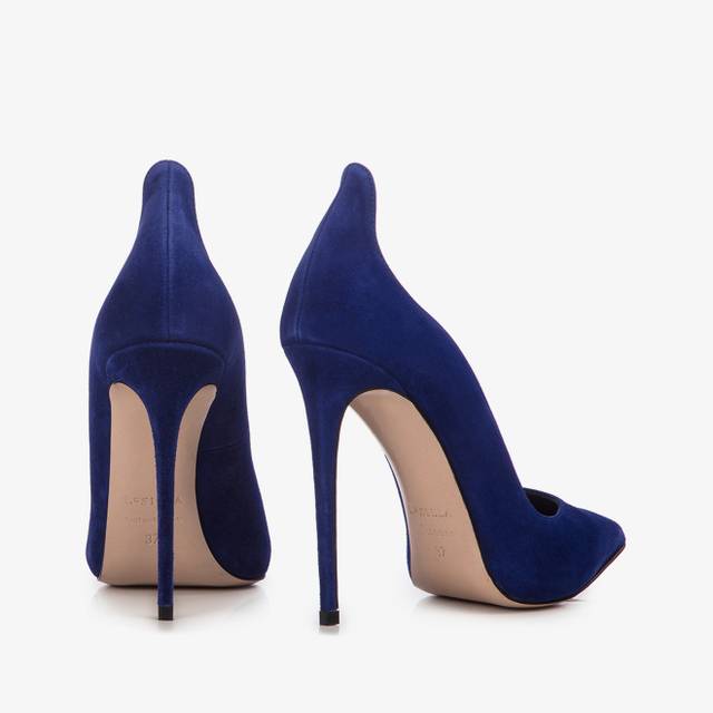 Le Silla Décolleté camoscio blu lazuli Novità
