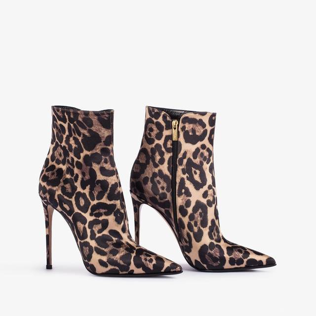 Le Silla Stivaletto raso stampa leopardo Pezzi Unici