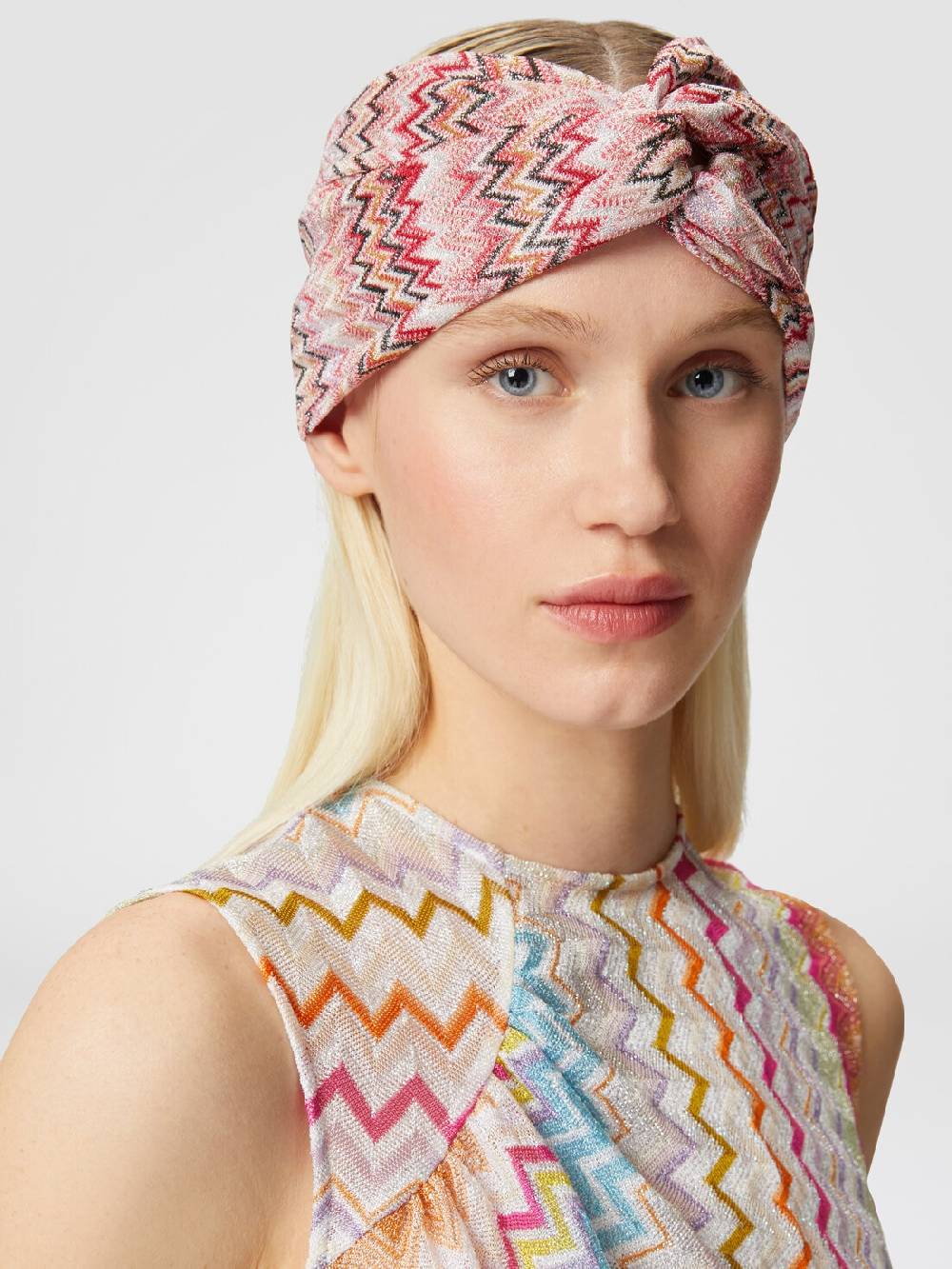 Missoni Fascia in viscosa chevron con lurex Nuovi prodotti