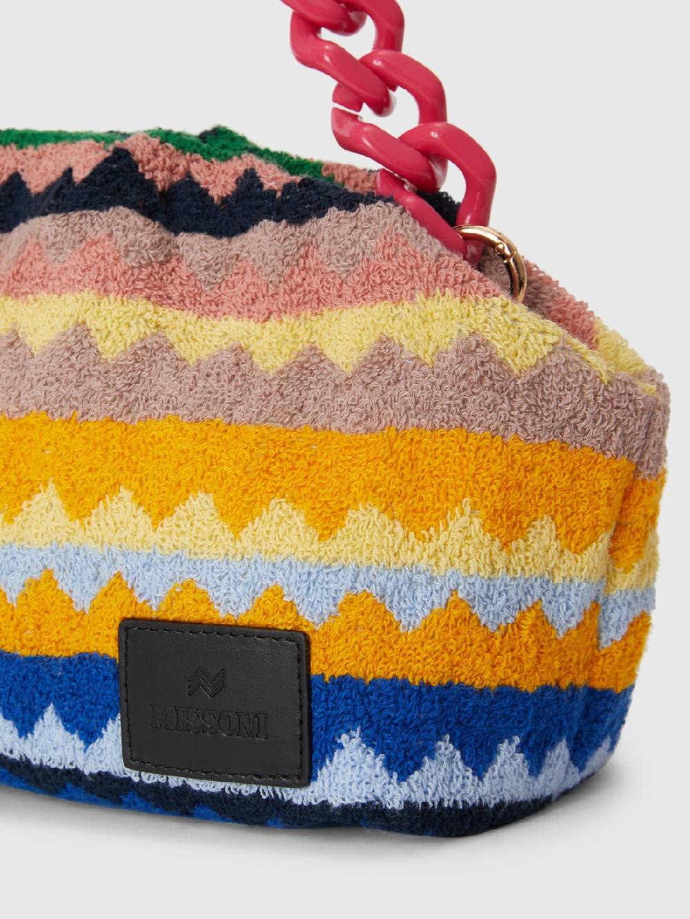 Missoni Clutch in spugna di cotone zig zag Vendita