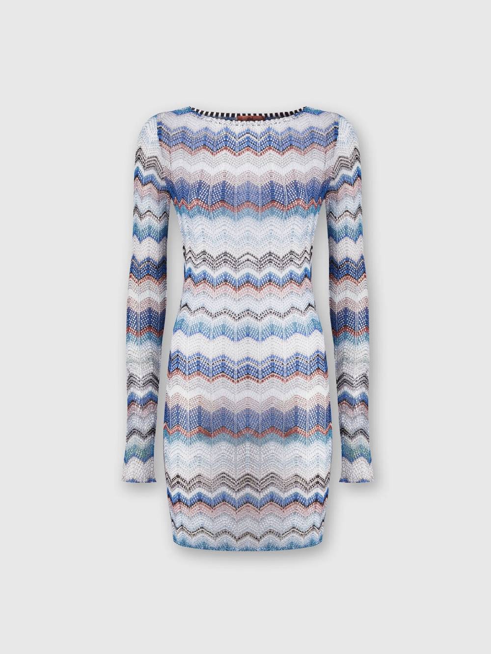 Missoni Abito crochet zig zag con lurex Soddisfazione Garantita