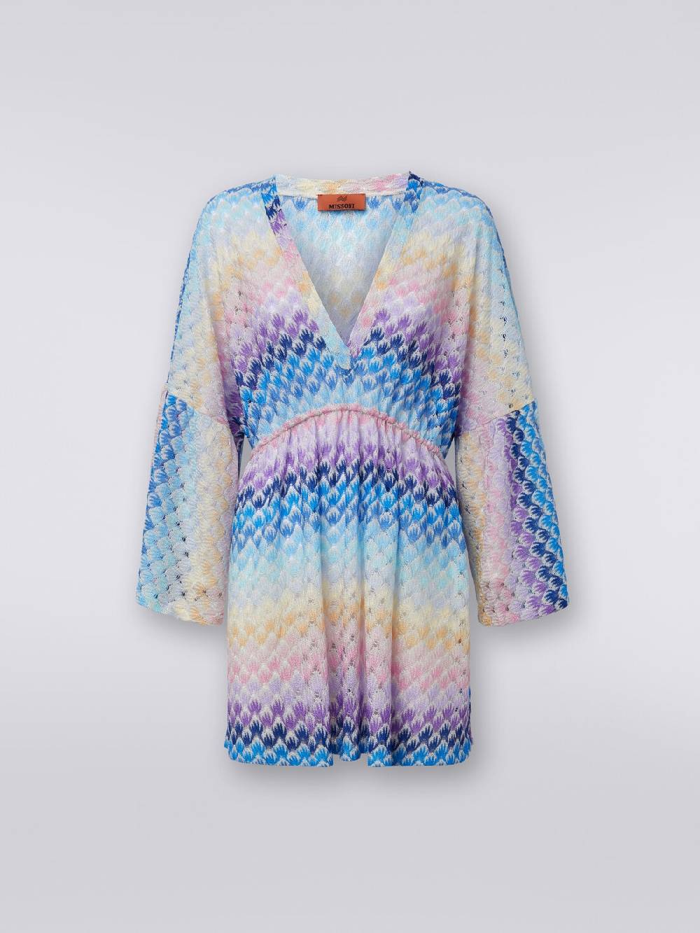 Missoni Caftano copricostume corto effetto pizzo con lurex Acquista Ora