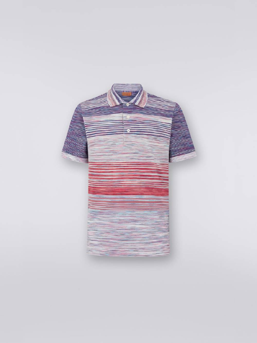 Missoni Polo in piquet di cotone fiammato Shopping Online