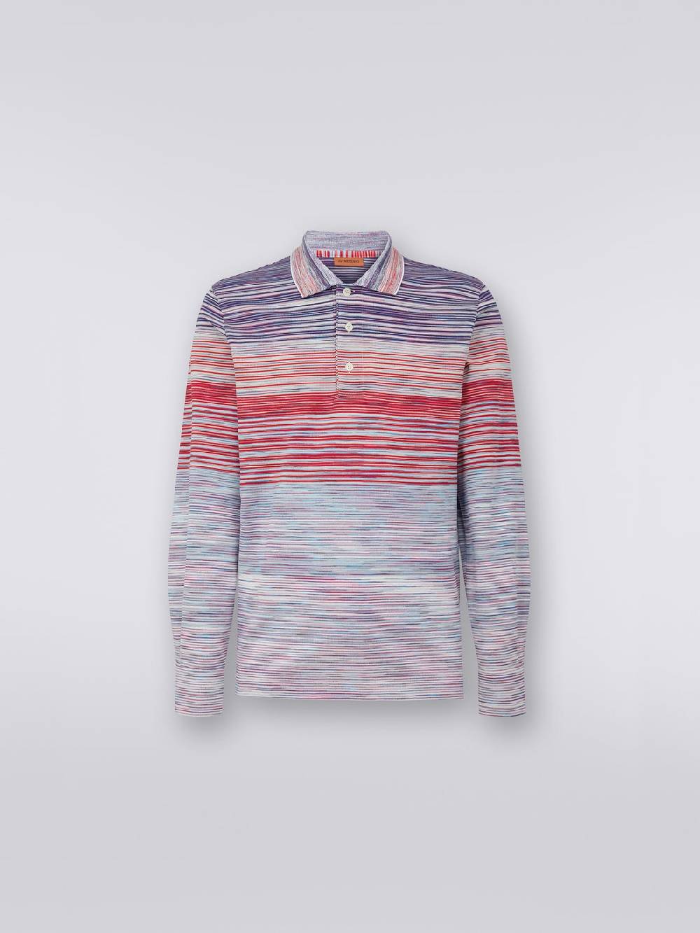 Missoni Polo a maniche lunghe in viscosa fiammata Affare Del Giorno